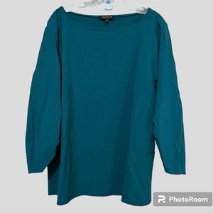 Lafayette 148 New York 3/4 Sleeve Blouse Size XL !